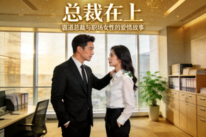 短剧《总裁在上》海报 - 霸道总裁与职场女性的爱情故事