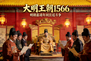 历史剧《大明王朝1566》海报 - 明朝嘉靖年间宫廷斗争